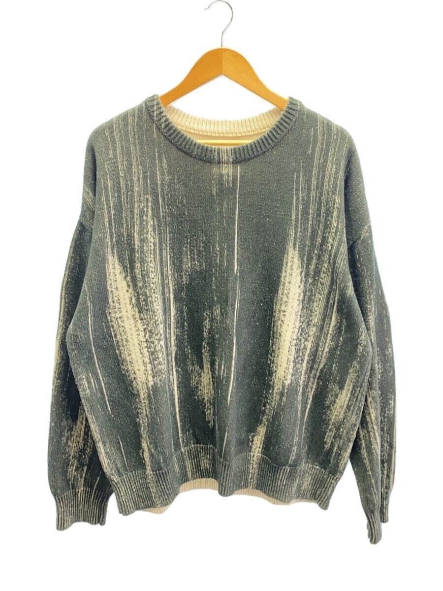 【中古】YOKE◆ニット・セーター(厚手)/3/コットン/GRY/YK22SS0347S【メンズウェア】
