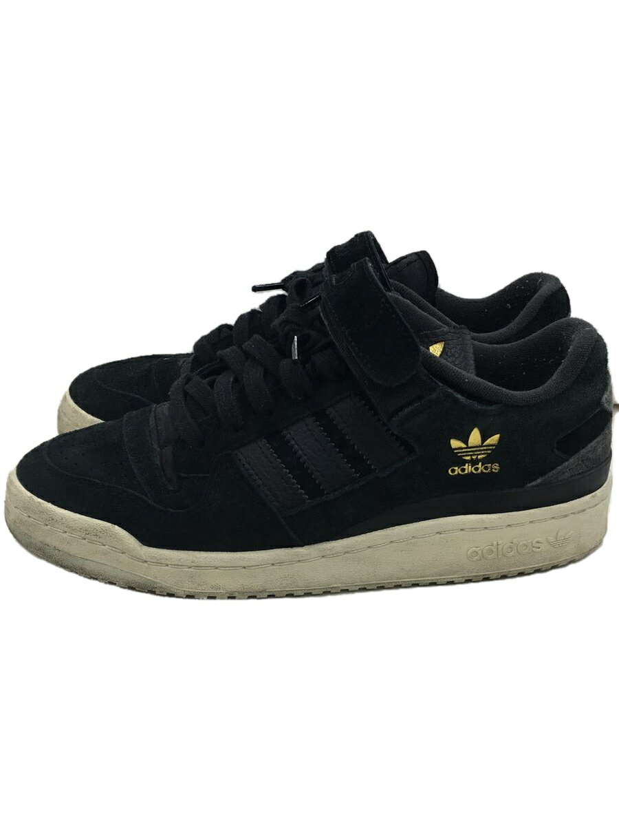 【中古】adidas◆ローカットスニーカー/26cm/BLK/スウェード/Q46366【シューズ】