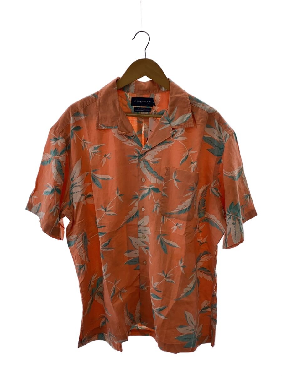 【中古】POLO RALPH LAUREN◆Vintage/90s/POLO GOLF/CALDWELL/アロハシャツ/SIZE:XL/リネンコットン/ピンク//【メンズウェア】