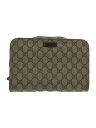 【中古】GUCCI◆セカンドバッグ/PVC/BEG/総柄/201755 492783【バッグ】