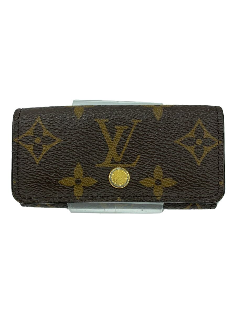 Other - 【中古】LOUIS VUITTON◆ミュルティクレ4_モノグラム・キャンバス_BRW/--/BRW/総柄/メンズ【服飾雑貨他】