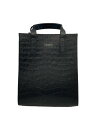 【中古】EUROKENVY◆レザーミニトートバッグ/レザー/ブラック【バッグ】