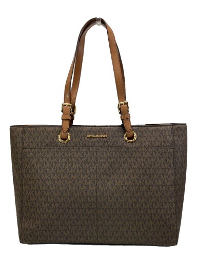【中古】MICHAEL KORS◆トートバッグ/PVC/BRW/35S1GTVT7B【バッグ】 【中古】MICHAEL KORS◆トートバッグ/PVC/BRW/35S1GTVT7B【バッグ】