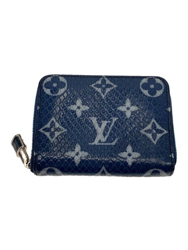 【中古】LOUIS VUITTON◆コインケース/--/BLU/総柄/レディース/N81187/ジッピーコインパースモノグラムパイソン【服飾雑貨他】 【中古】LOUIS VUITTON◆コインケース/--/BLU/総柄/レディース/N81187/ジッピーコインパースモノグラムパイソン【服飾雑貨他】