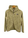 【中古】patagonia◆Girls Los Gatos Hoody/ジャケット/ポリエステル/ベージュ/65485FA18【キッズ】