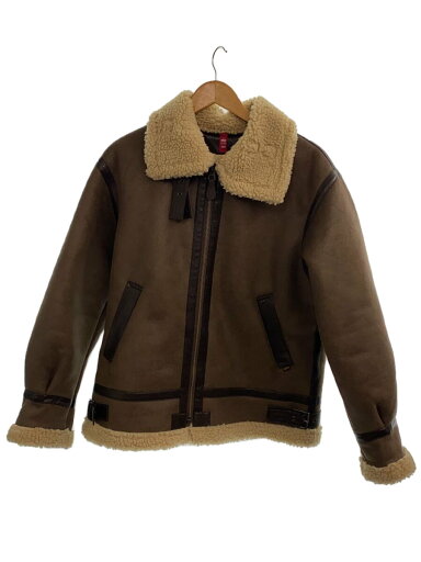 【中古】ALPHA INDUSTRIES◆ジャケット/M/フェイクレザー/BRW/ta1548-168【メンズウェア】 【中古】ALPHA INDUSTRIES◆ジャケット/M/フェイクレザー/BRW/ta1548-168【メンズウェア】