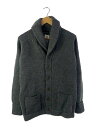 【中古】BRILLA per il gusto◆ショールカラーカーディガン(厚手)/M/ウール/GRY【メンズウェア】
