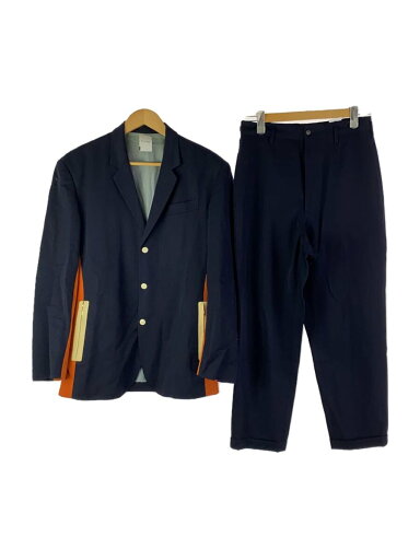 【中古】Jean Paul GAULTIER HOMME◆セットアップ/48/ウール/NVY//【メンズウェア】 【中古】Jean Paul GAULTIER HOMME◆セットアップ/48/ウール/NVY//【メンズウェア】
