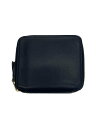 【中古】Wallet COMME des GARCONS◆2つ折り財布/レザー/BLK/メンズ/SA2100【服飾雑貨他】