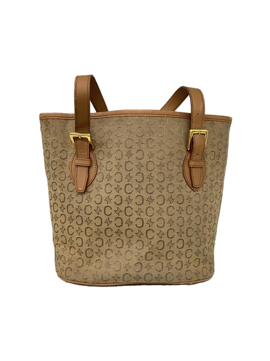 【中古】CELINE◆トートバッグ/キャンバス/BEG/総柄【バッグ】