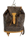 【中古】LOUIS VUITTON◆モンスリ_モノグラム・キャンバス_BRW/PVC/BRW【バッグ】