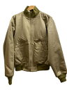 【中古】HOUSTON◆TANKERS JACKET/タンカースジャケット/40/コットン/カーキ/5B-1X/3rd MODEL【メンズウェア】