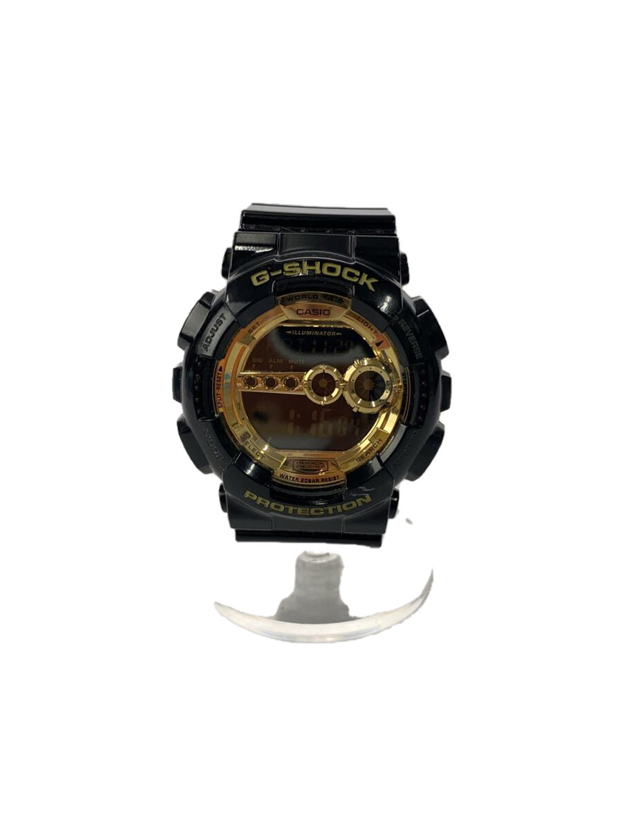 【中古】CASIO◆クォーツ腕時計・G-SHOCK/デジタル/BLK【服飾雑貨他】