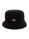 【中古】NEW ERA◆ハット/--/アクリル/BLK/無地/レディース【服飾雑貨他】