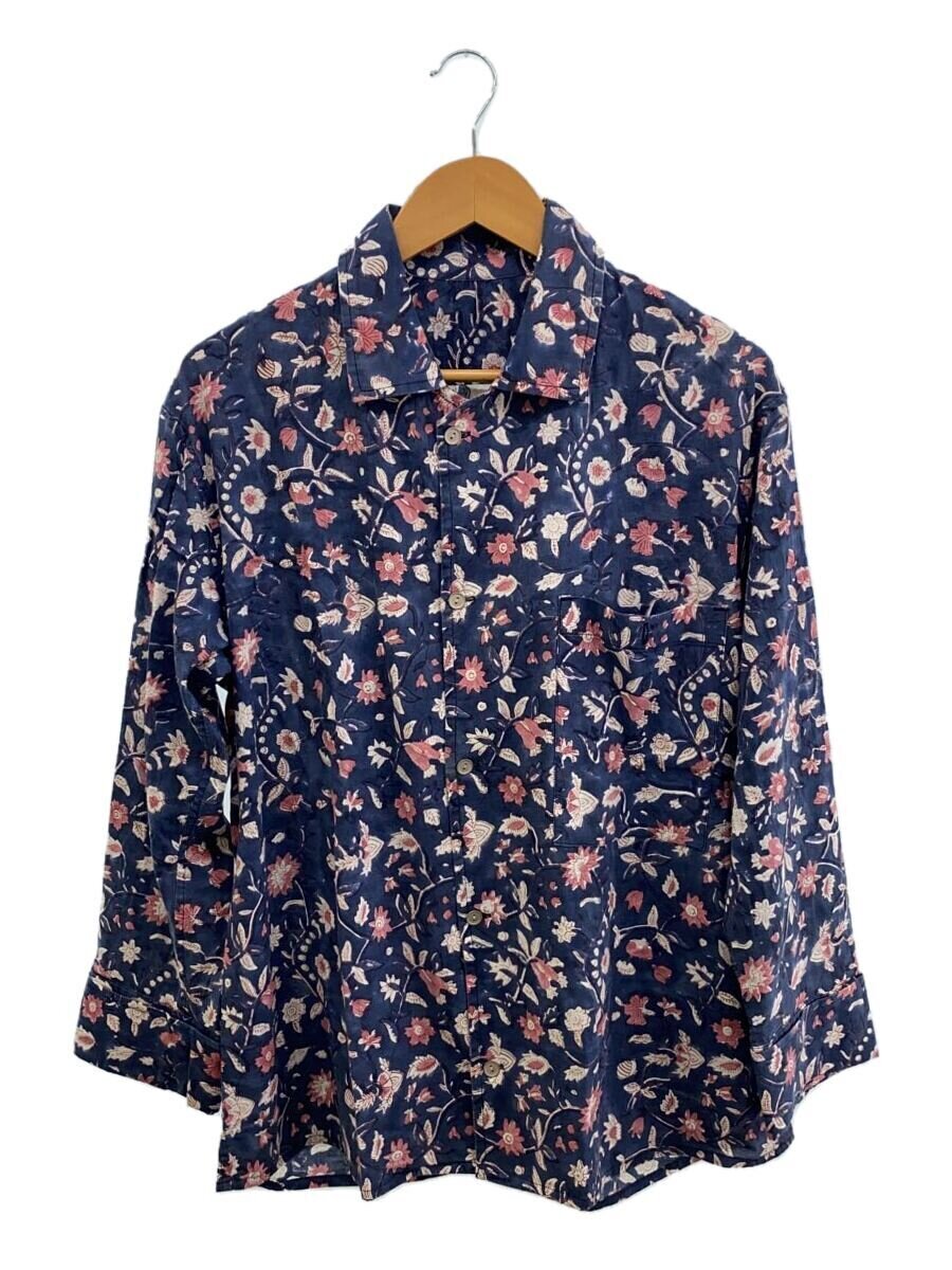 EdwinaHorl◆長袖シャツ/S/コットン/NVY/EH46SH-02-09