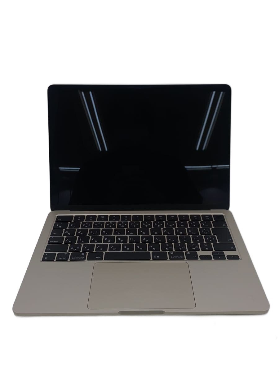 【中古】Apple◆ノートPC MacBookAir14 2(13-inch 2022) MLY13J/A [スターライト]/8GB【パソコン】