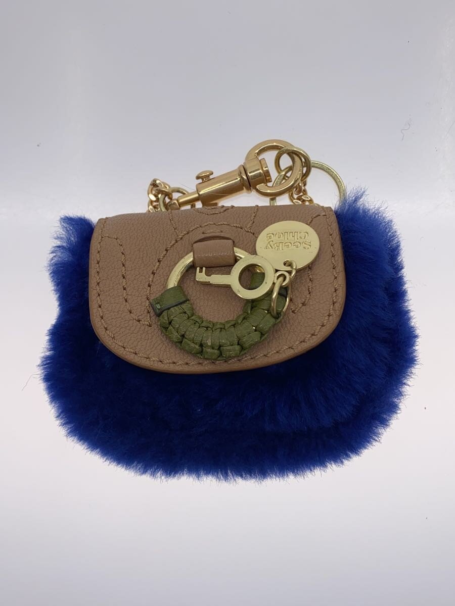 【中古】SEE BY CHLOE◆小物/--/BLU/無地/レディース/04-20-52-65//【服飾雑貨他】