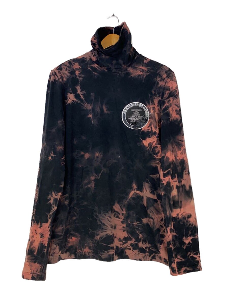 YUKI HASHIMOTO◆長袖Tシャツ/M/コットン/ブラック/総柄/21AW/212-01-0602