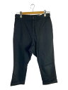 【中古】YOHJIYAMAMOTO+NOIR◆ボトム/1/コットン/BLK/無地/NR-P29-015【レディースウェア】