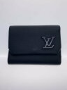 【中古】LOUIS VUITTON◆ポルト・フォイユ・パイロット_LVアエログラム/レザー/BLK/無地/メンズ【服飾雑貨他】(4)