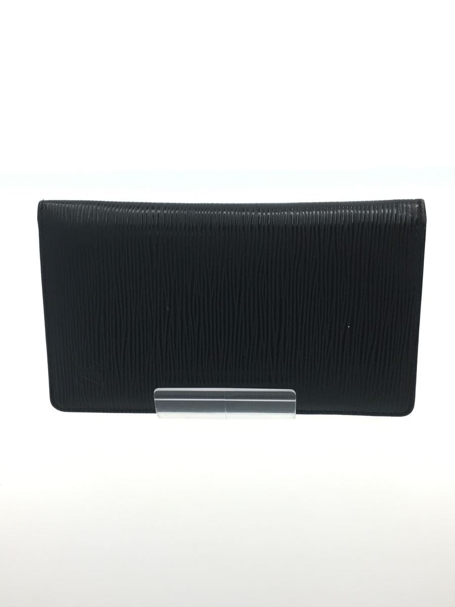 【中古】LOUIS VUITTON◆アジェンダポッシュ_エピ_BLK/レザー/BLK/メンズ【服飾雑貨他】