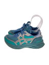 【中古】ASICS◆ローカットスニーカー/22.5cm/BLU/1201A190【シューズ】