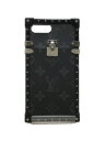 【中古】LOUIS VUITTON◆アイ トランクIPHONE7 _モノグラム エクリプス_BLK/M64404/BC1137【服飾雑貨他】