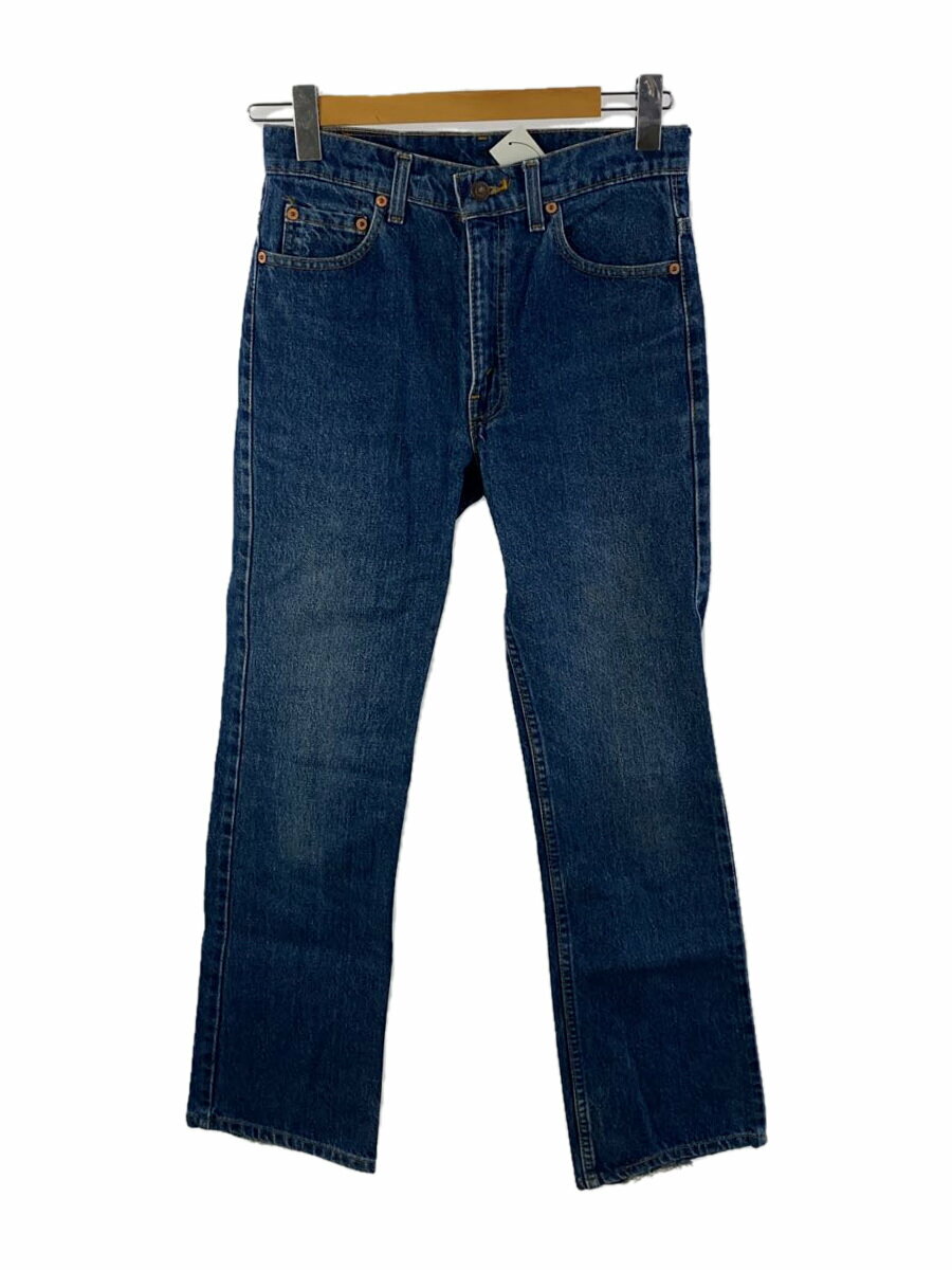 【中古】Levi’s◆90s/ボタン裏525/米国製/ストレートパンツ/30/コットン/IDG/517-0217/インデゴ【メンズウェア】