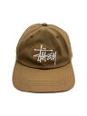【中古】STUSSY◆キャップ//BEG/メンズ/Trucker【服飾雑貨他】