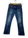 【中古】RED CARD◆ストレートパンツ/23/コットン/ブルー/無地/64593/デニム【レディースウェア】