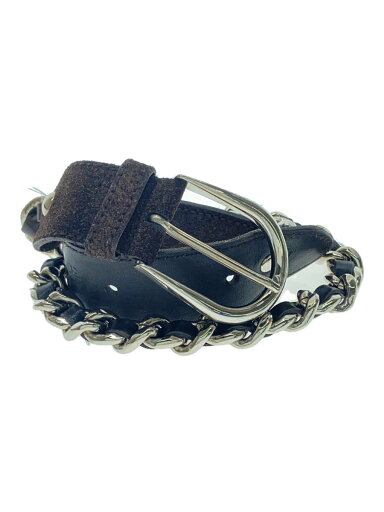 【中古】MIU MIU◆チェーン/ベルト/レザー/BRW/レディース/5C3325//【服飾雑貨他】 【中古】MIU MIU◆チェーン/ベルト/レザー/BRW/レディース/5C3325//【服飾雑貨他】