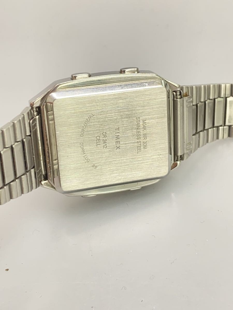 【中古】TIMEX◆クォーツ腕時計/デジタル/ステンレス/GRY/SLV/SV///【服飾雑貨他】 3