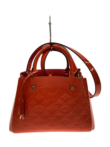 【中古】LOUIS VUITTON◆モンテーニュBB_モノグラム・ヴェルニ_PNK/PVC/PNK【バッグ】 【中古】LOUIS VUITTON◆モンテーニュBB_モノグラム・ヴェルニ_PNK/PVC/PNK【バッグ】