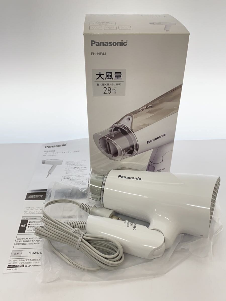【ブランド】Panasonic 【ブランドカナ】パナソニック 【型番】 【程度】A 【サイズ】 【メインカラー】 【素材・生地】 【キーワード】　　　/ 2026/09/10 セカンドストリート岐阜河渡店【1887】【中古】Panasonic◆ヘアドライヤー ionity イオニティ EH-NE4J-N 大風量・速乾性//【家電・ビジュアル・オーディオ】 ブランド Panasonic 型番 カラー 柄 素材・生地 >色・素材について サイズ >サイズ表示について 実寸（cm） 【生活家電その他】 幅：18 / 高さ：21 / 奥行：7 【その他】 その他サイズ：/ 商品は　セカンドストリート岐阜河渡店の店頭にて販売しております。商品に関するお問合わせは、お電話(TEL:058-255-5300)にて、問合わせ番号：2318875093804をお伝えください。 配送方法やお支払い方法に関するお問い合わせは、サポートセンターまでご連絡をお願いします。 ※お電話の対応は営業時間内のみとなります。お問い合わせフォームでお問い合わせの際はご注文番号をご記入下さい この商品に関する出品店舗からのコメント 付属品は写真の通りです。