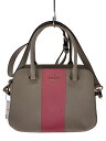 【中古】kate spade new york◆ショルダーバッグ/レザー/BEG/無地【バッグ】