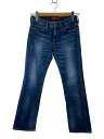 【中古】RED CARD◆ストレートパンツ/23/コットン/ブルー/無地/64593/デニム【レディースウェア】
