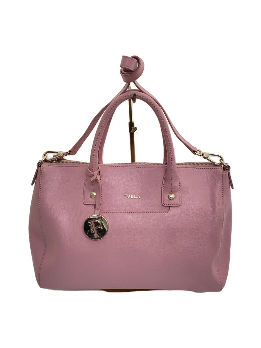 Furla - 【中古】FURLA◆ショルダーバッグ/レザー/PNK【バッグ】