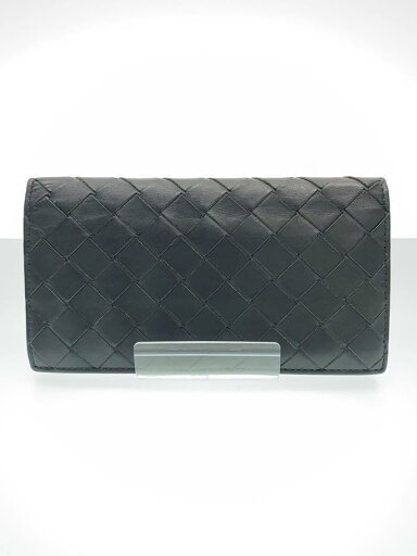 【中古】BOTTEGA VENETA◆イントレチャートロングウォレット/長財布/レザー/BLK/無地/メンズ【服飾雑貨他】 【中古】BOTTEGA VENETA◆イントレチャートロングウォレット/長財布/レザー/BLK/無地/メンズ【服飾雑貨他】