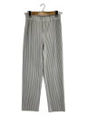 【中古】HOMME PLISSE ISSEY MIYAKE◆ボトム/1/ポリエステル/GRY/HP55-JF350-11//【メンズウェア】