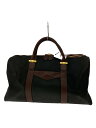 【中古】dunhill◆ボストンバッグ/--/BRW/無地【バッグ】