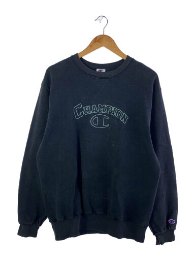 【中古】Champion◆スウェット/L/コットン/BLK/無地【メンズウェア】 【中古】Champion◆スウェット/L/コットン/BLK/無地【メンズウェア】