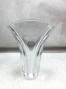 【中古】Baccarat◆壷・花瓶/CLR/ベース/ギンコ/18cm【インテリア小物・日用雑貨】