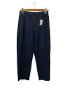 【中古】HOMME PLISSE ISSEY MIYAKE◆ボトム/1/ポリエステル/NVY/無地/HP55JF450【メンズウェア】