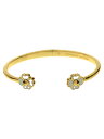 【中古】kate spade new york◆バングル/--/GLD/レディース/O0R00217-100/スペード&スタッズ/エナメルヒンジカフ【服飾雑貨他...