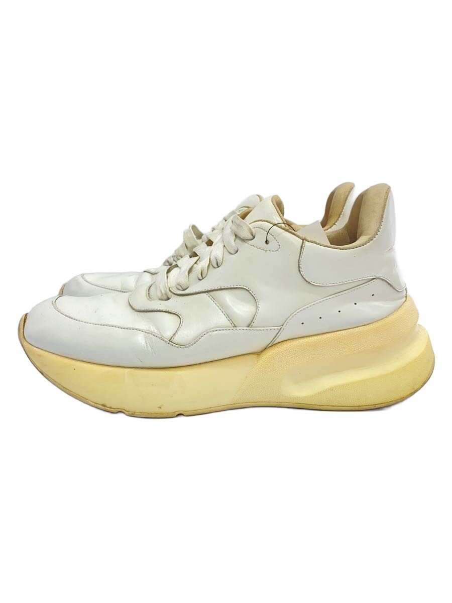 【中古】Alexander McQueen◆OVERSIZED RUNNER/ローカットスニーカー/41/WHT/535530【シューズ】