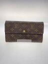 【中古】LOUIS VUITTON◆3)ポシェット・ポルト・モネ・クレディ_モノグラム・キャンバス_BRW/PVC/BRW/総柄/メンズ【服飾雑貨他】(4)