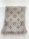 【中古】LOUIS VUITTON◆エシャルプ・ロゴマニア_モノグラム_GRY/ウール/GRY/モノグラム/メンズ【服飾雑貨他】(4)