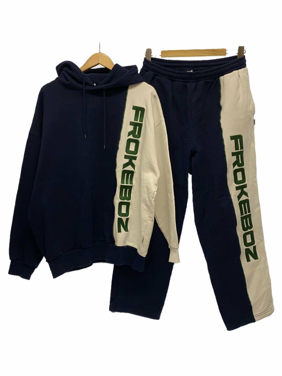 【中古】Keboz◆×FRO CLUB/FROKEBOZ/セットアップ/L/コットン/NVY【メンズウェア】