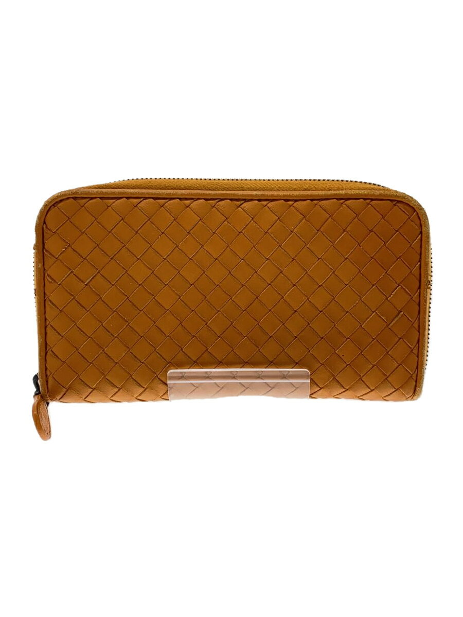 【中古】BOTTEGA VENETA◆長財布/レザー