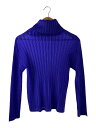 【中古】PLEATS PLEASE ISSEY MIYAKE◆長袖カットソー/3/ポリエステル/BLU/PP23-FK373【レディースウェア】